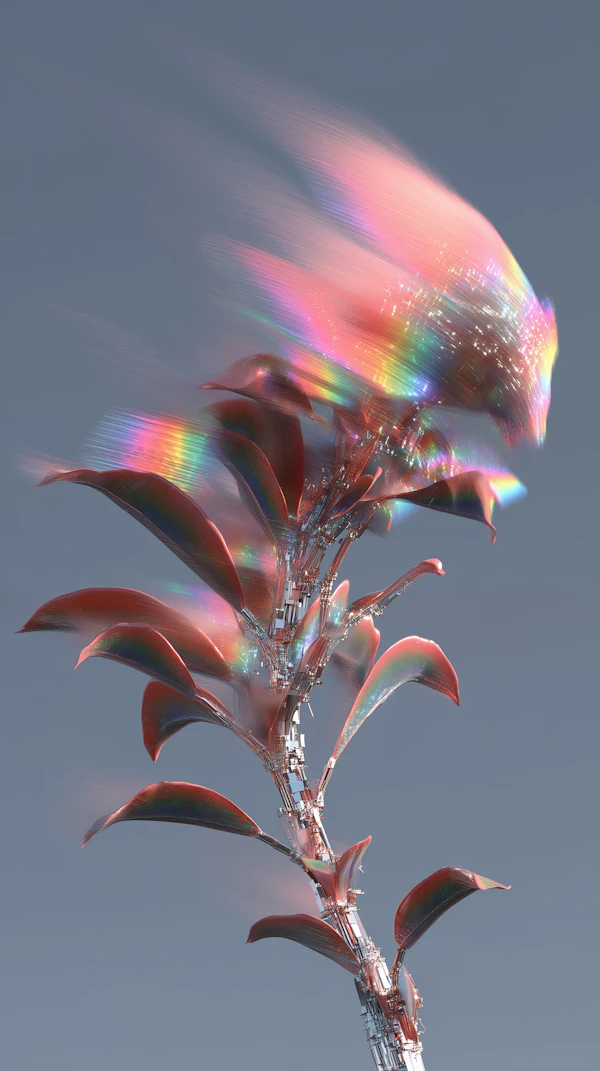 Futuristic Plant Artwork