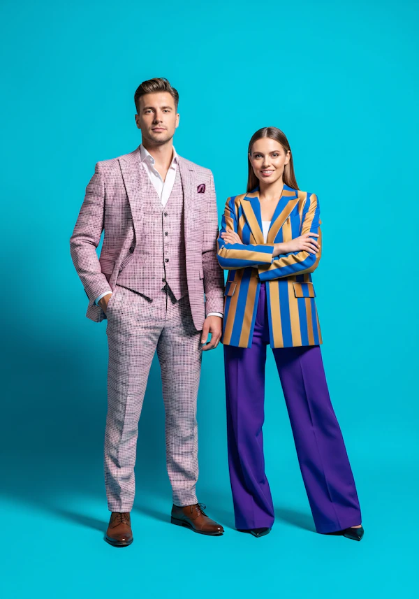 Stylish Duo Portrait