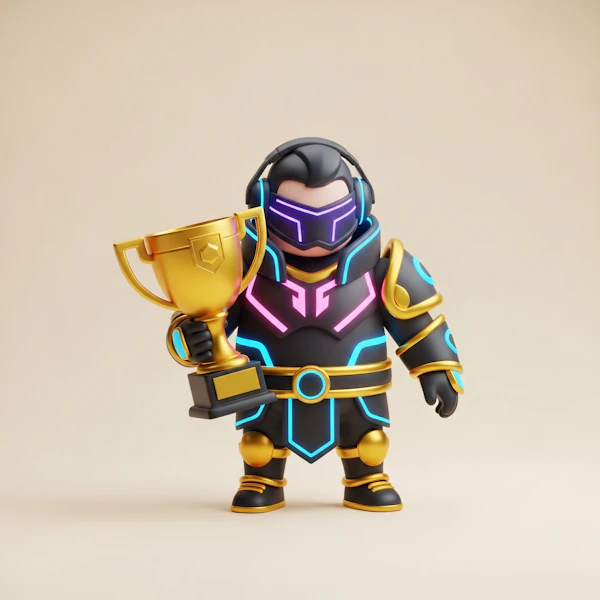 Futuristic Trophy Holder