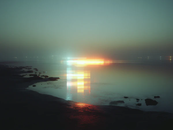 Serene Coastal Reflection