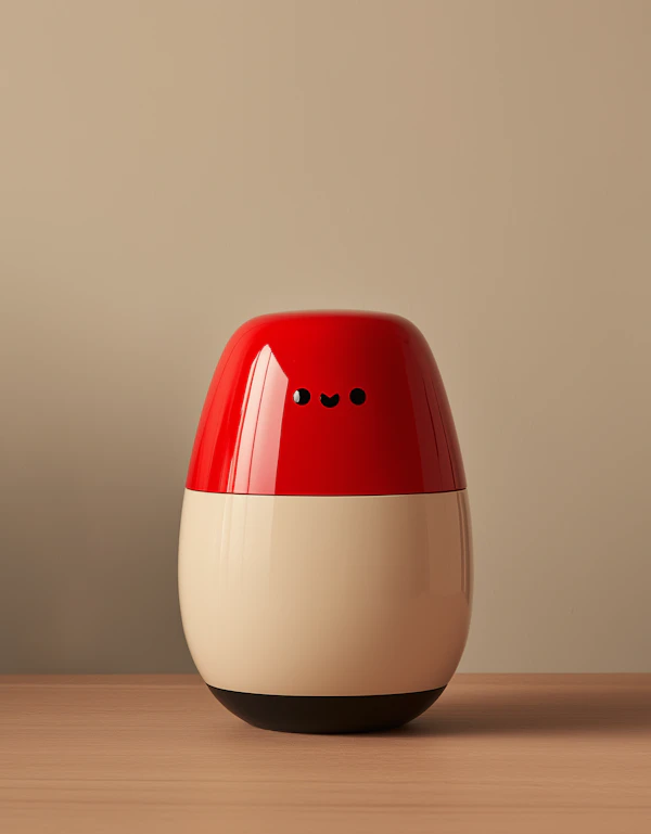 Whimsical Egg-Shaped Object