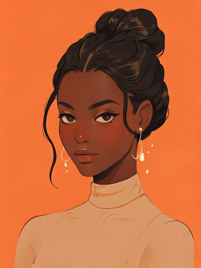 Elegant Woman Illustration