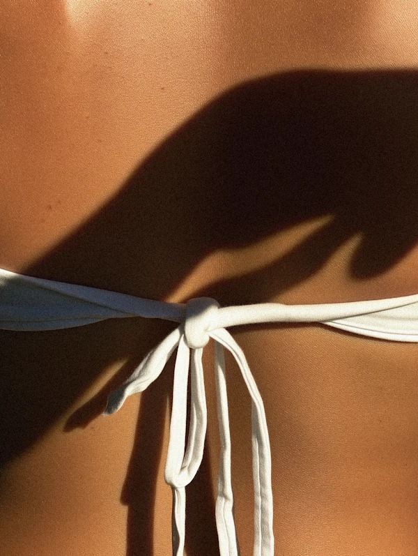 Close-Up of Fabric Tie