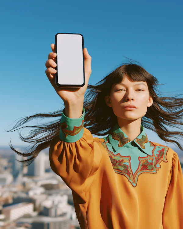 Woman with Smartphone