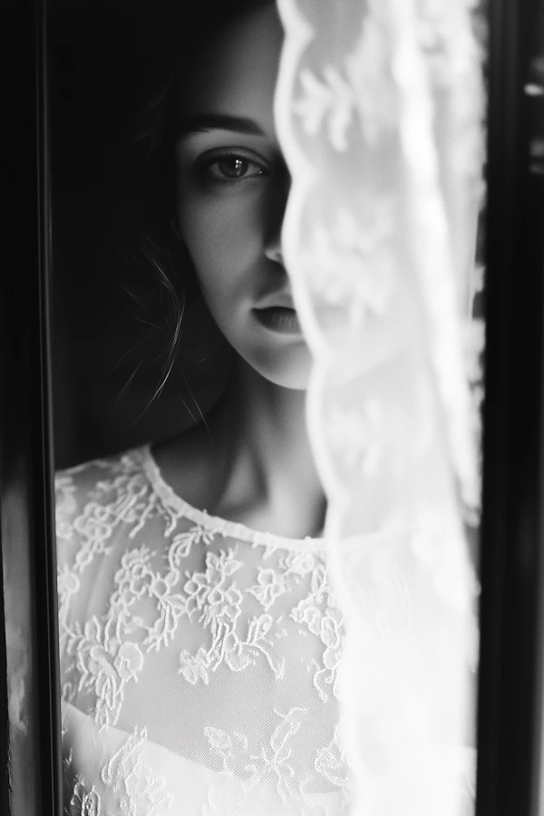 Introspective Lace Portrait