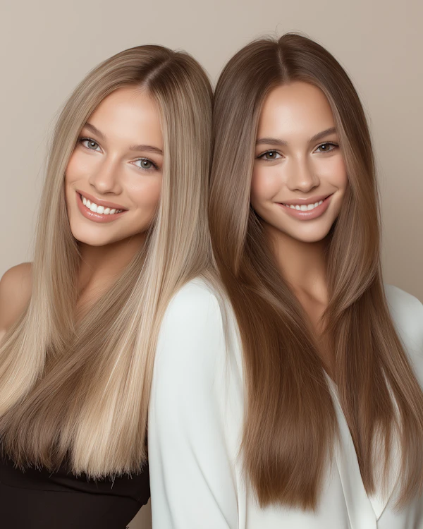 Smiling Women Together