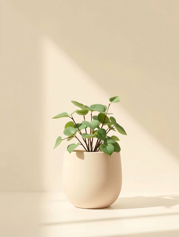 Minimalist Potted Plant