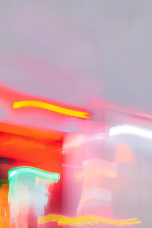 Neon Light Streaks