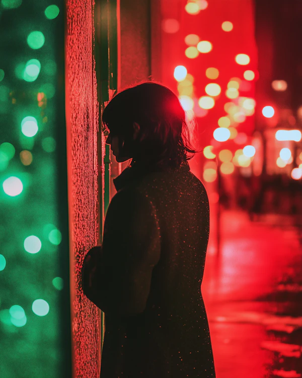 Silhouette in Vibrant Hues