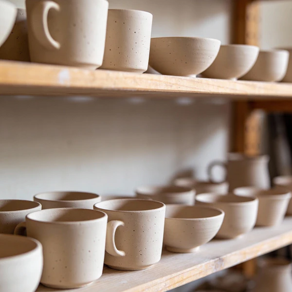 Artisanal Ceramics Display