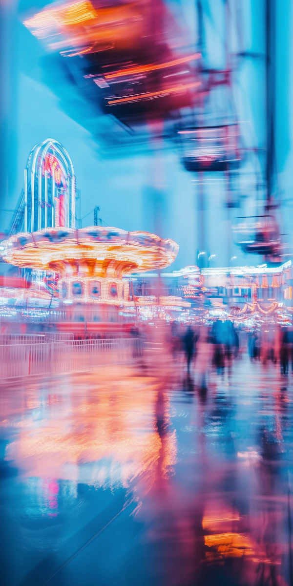 Carnival Carousel Scene