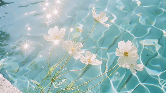 Tranquil Aquatic Blossoms