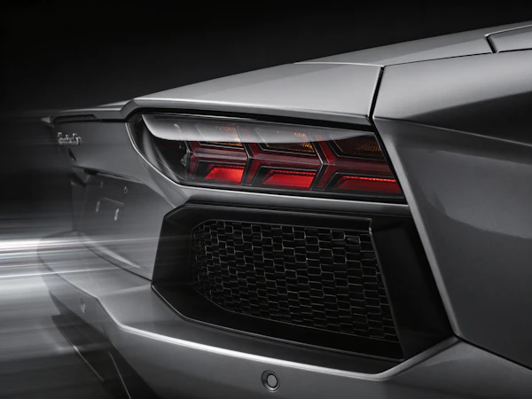 Sleek Sports Car Rear