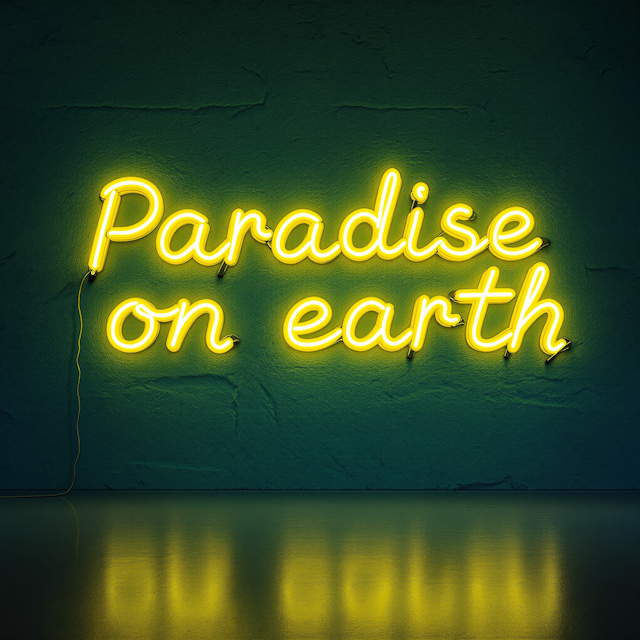 Neon Paradise Sign