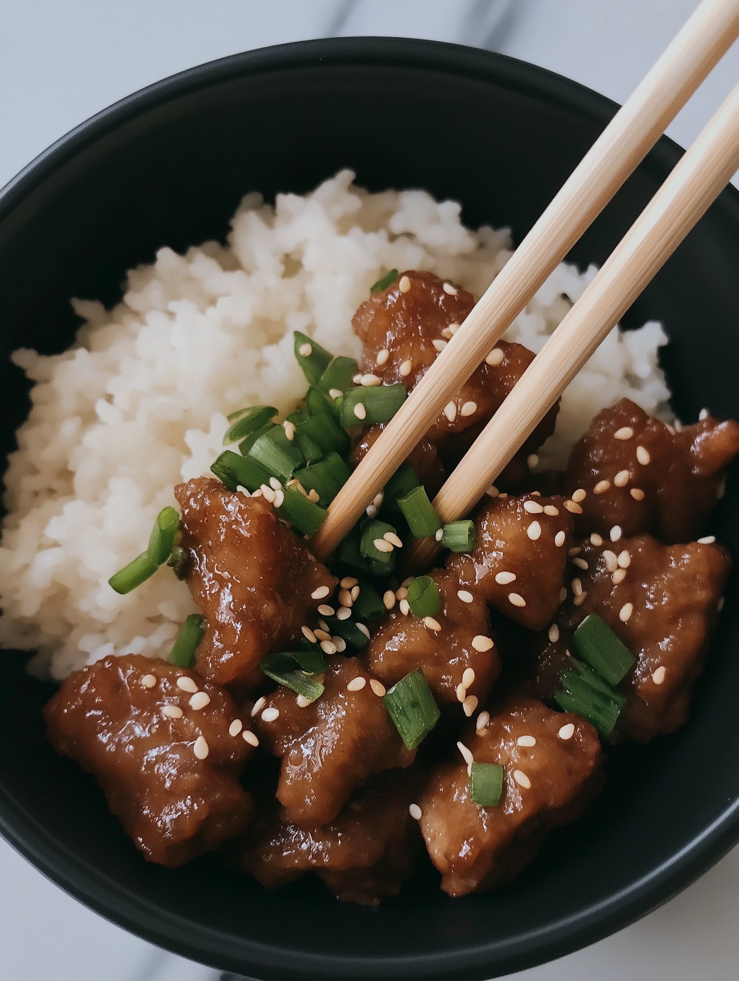 Asian Glazed Chicken Bowl