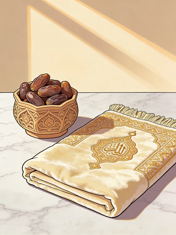 Dates and Prayer Rug