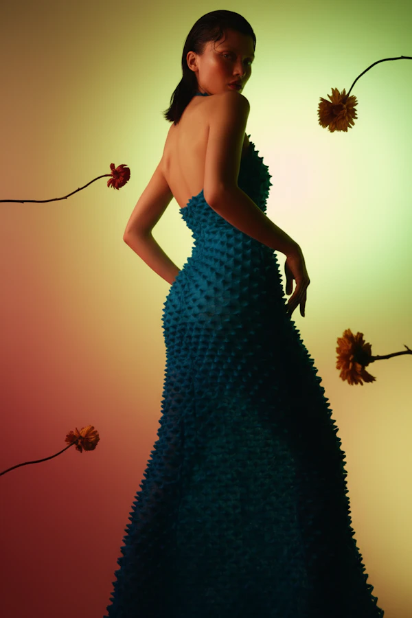 Elegant Blue Gown