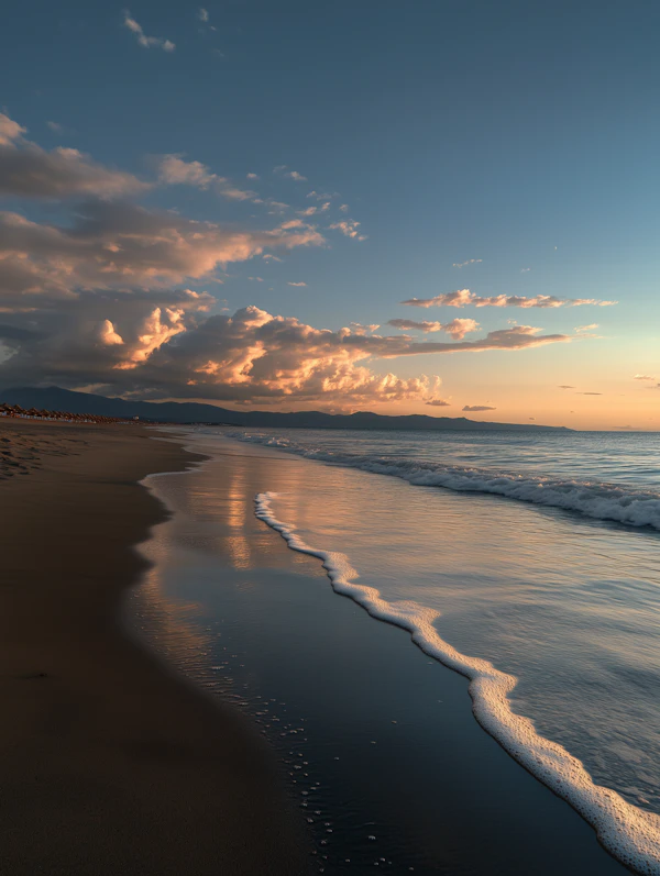 Serene Beach Sunset