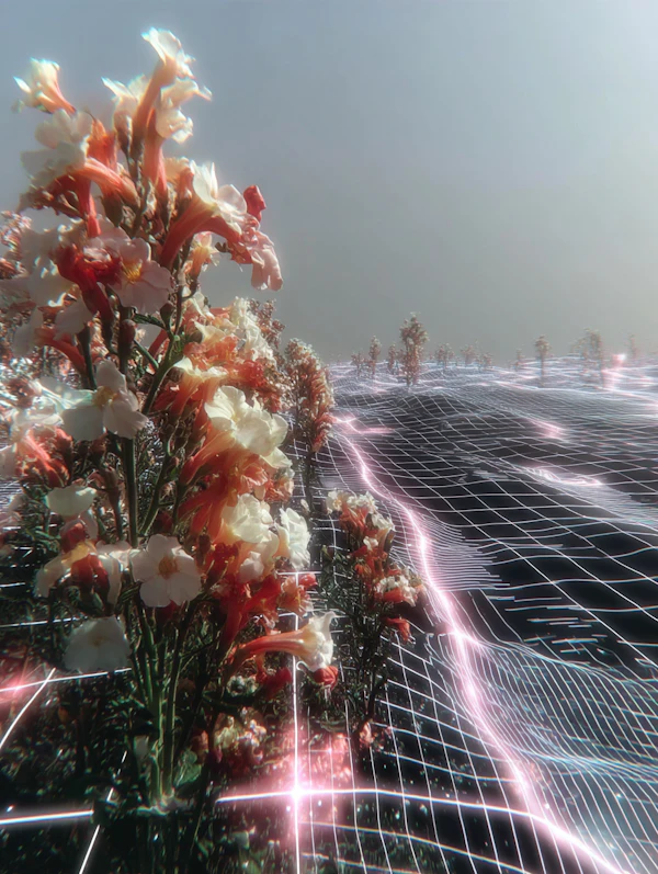 Digital Floral Dreamscape