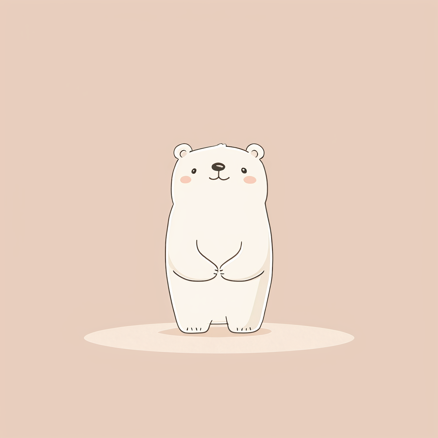 Cartoon Polar Bear