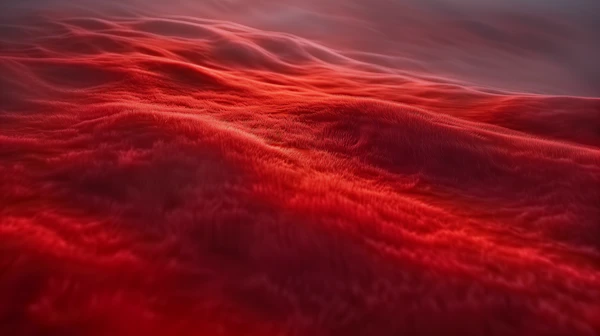 Surreal Red Landscape