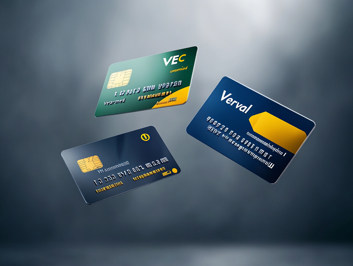 Floating Credit Cards Photo on Lummi