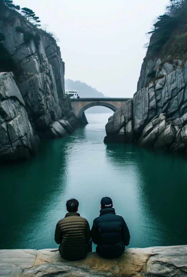 Tranquil Companionship at Emerald Waters