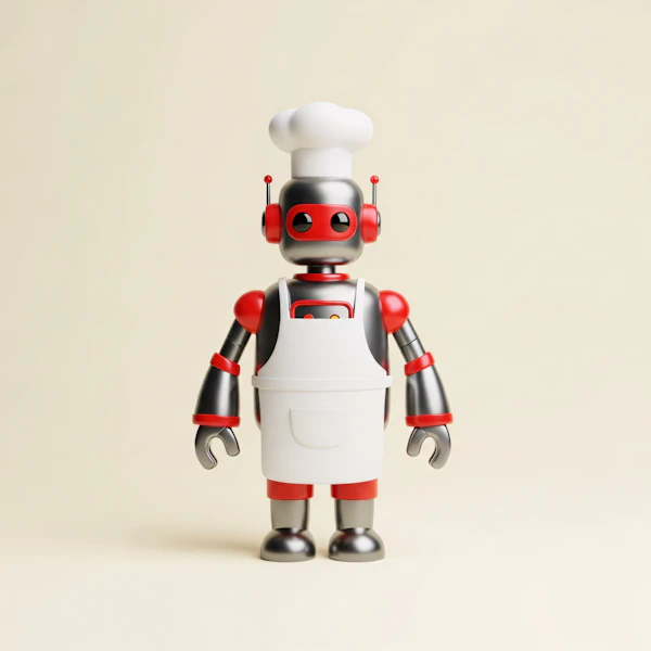 Robot Chef in Apron
