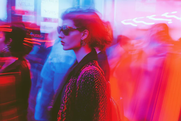 Urban Neon Portrait