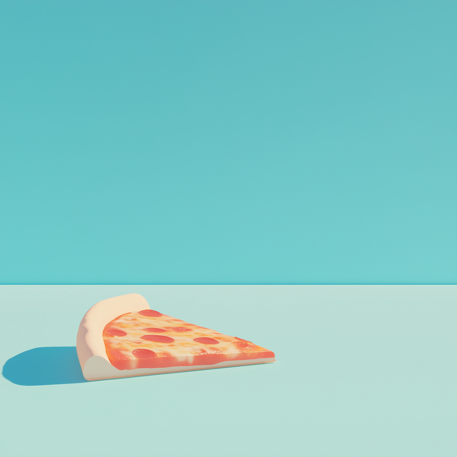 Whimsical Pepperoni Pizza Illustration