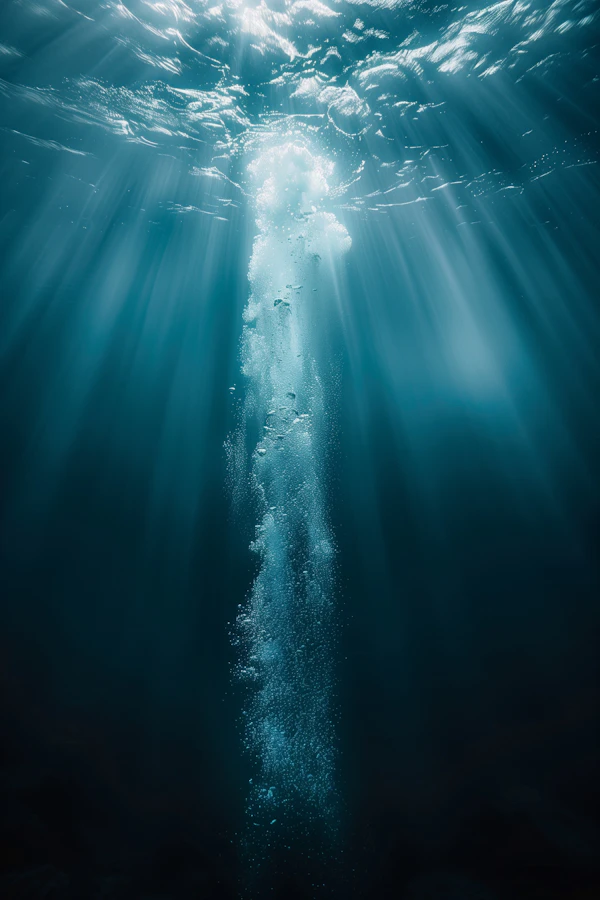 Underwater Bubble Scene