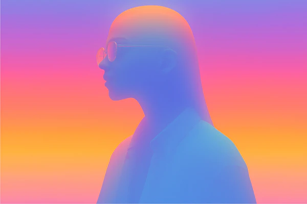 Futuristic Profile Art