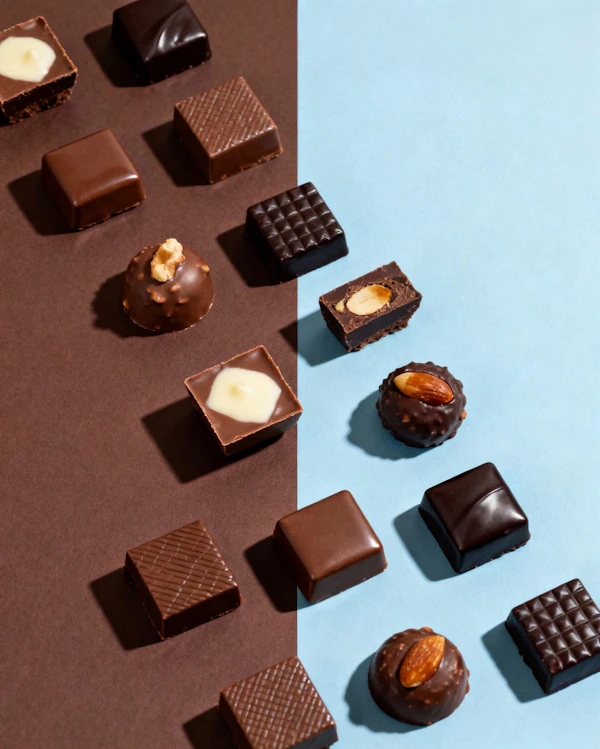Artistic Chocolate Display