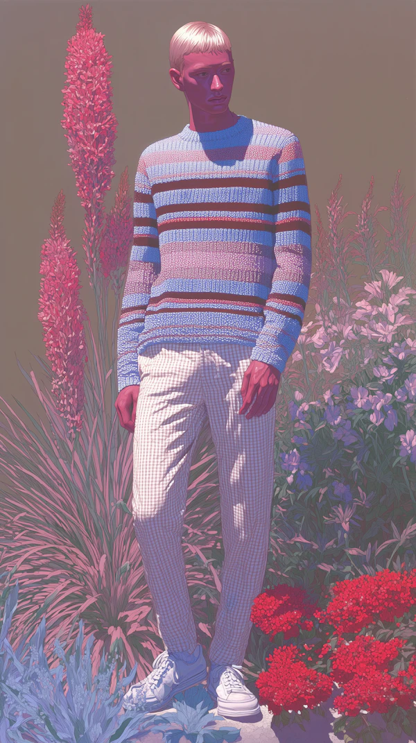 Dreamlike Garden Scene