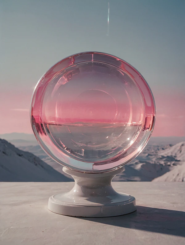 Surreal Glass Sphere