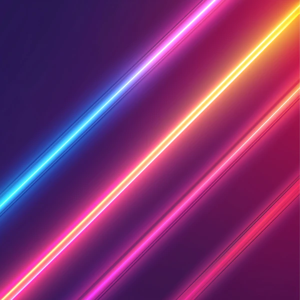 Neon Light Streaks