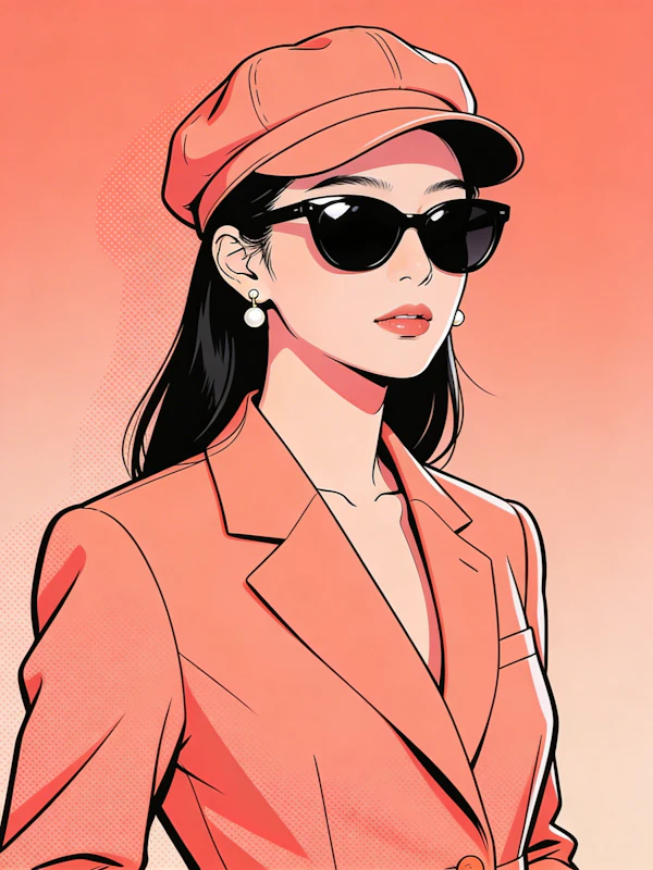 Stylized Coral Woman