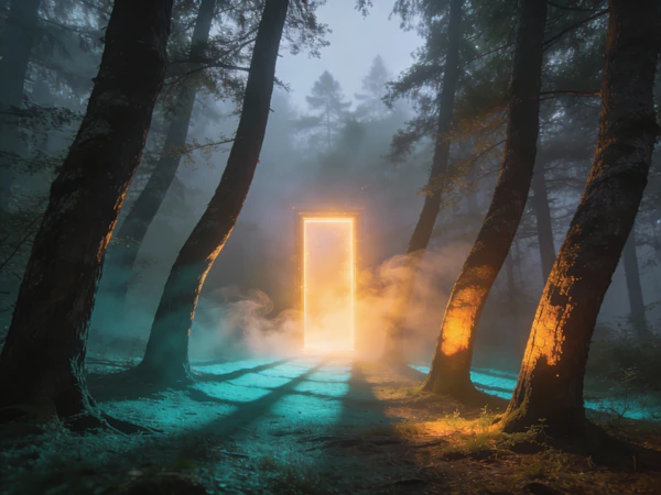 Glowing Forest Portal