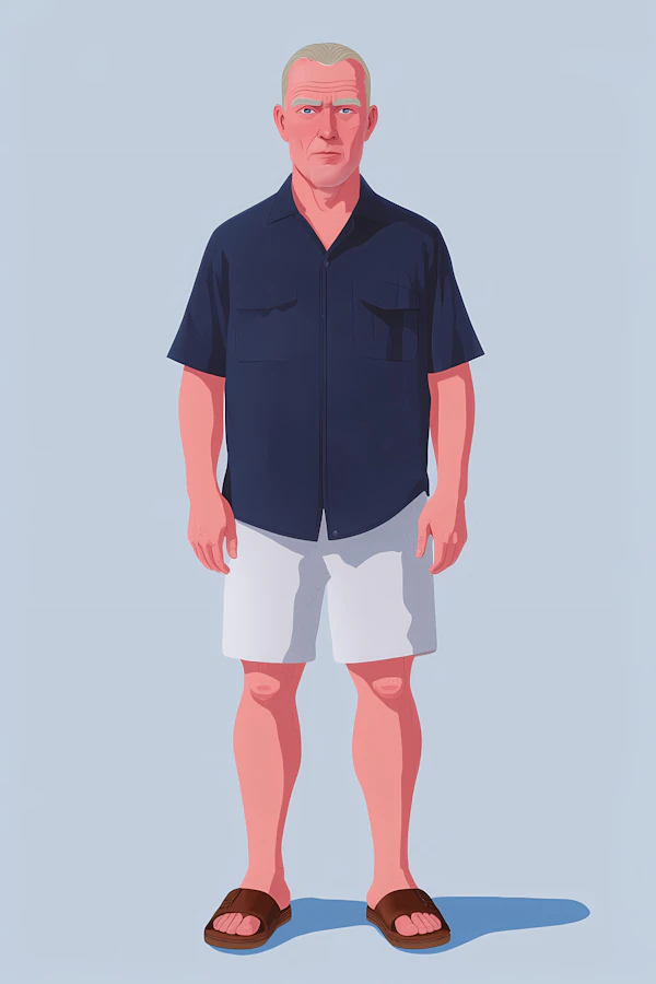 Stylized Man Illustration
