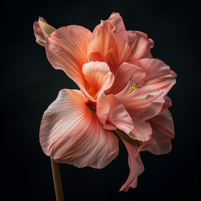 Elegant Amaryllis in Bloom