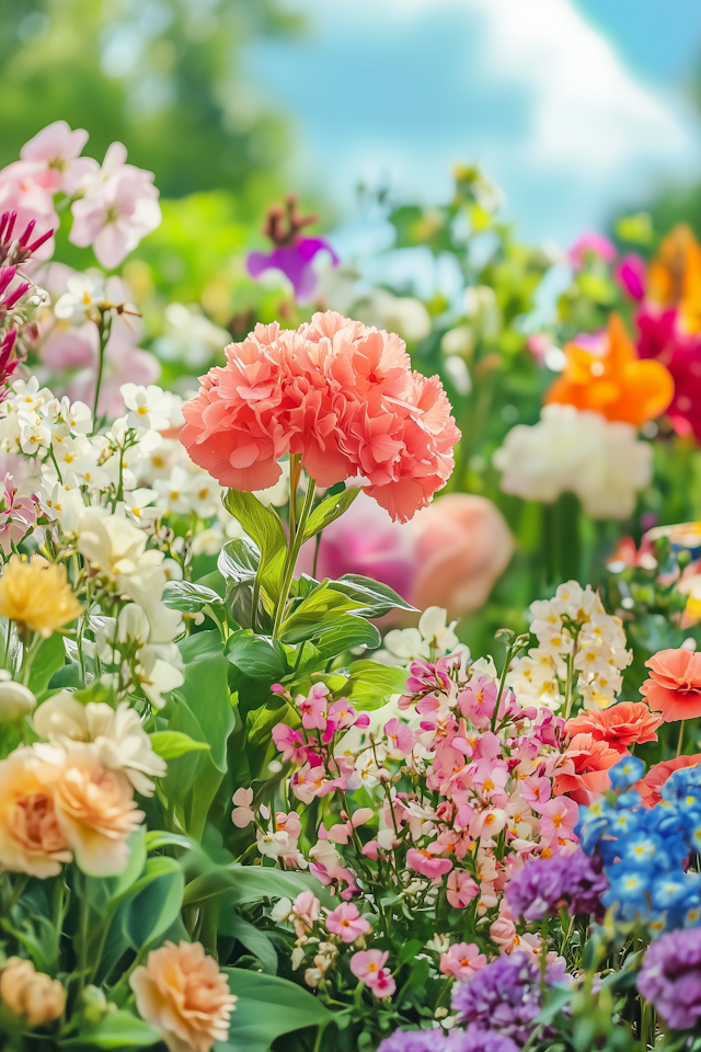 Vibrant Garden in Full Bloom