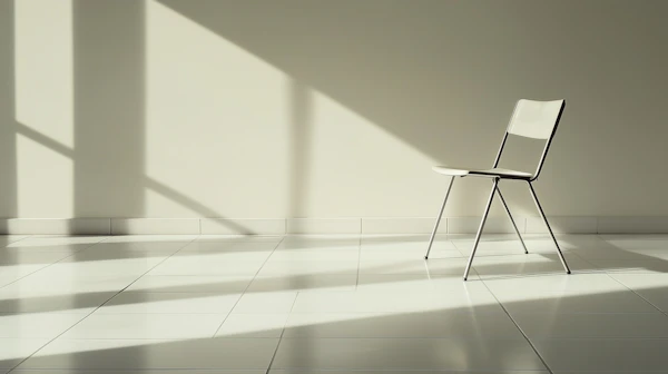 Minimalist Chair Scene
