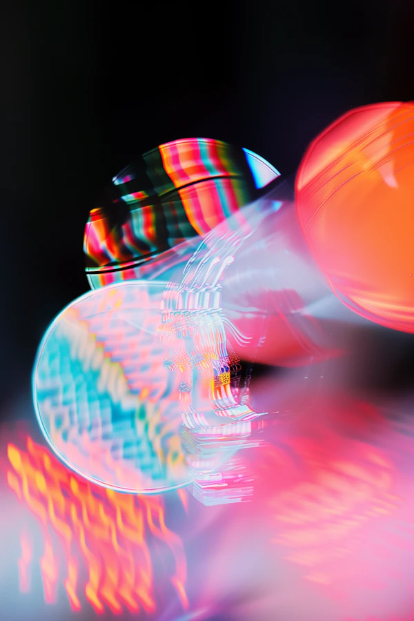 Neon Abstract Artwork