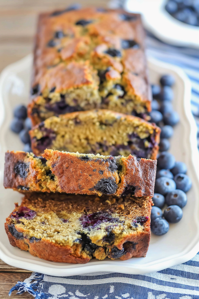 Freshly Baked Blueberry Loaf