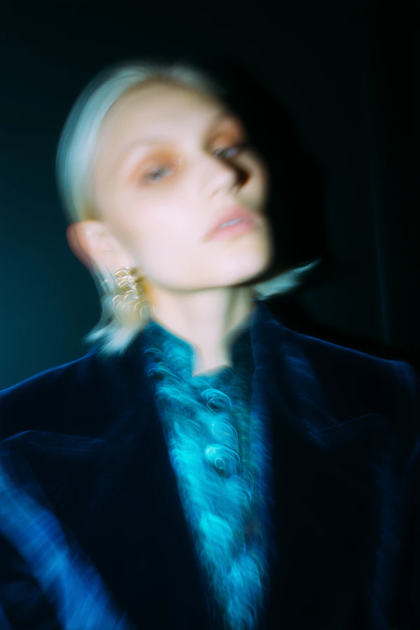 Moody Blonde Portrait