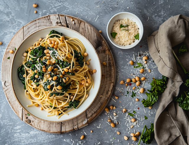 Appetizing Plate of Pasta