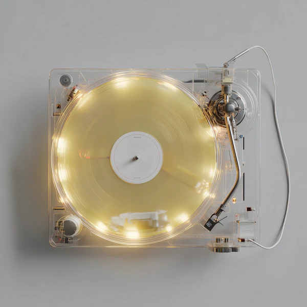 Golden Vinyl Turntable