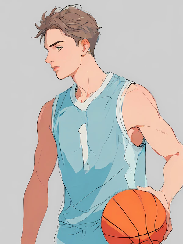 Basketball Player Portrait
