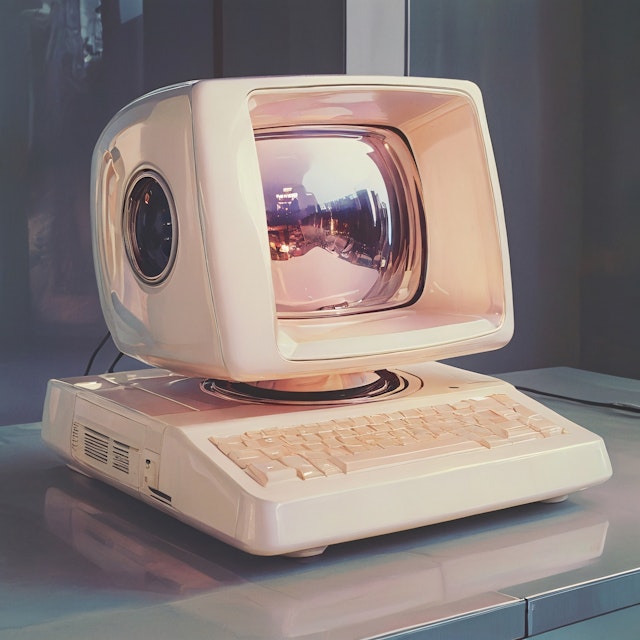 Retro-Futuristic Computer