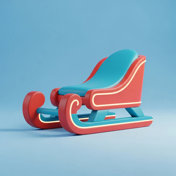 Modern Festive Sleigh